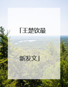 王楚钦最新发文